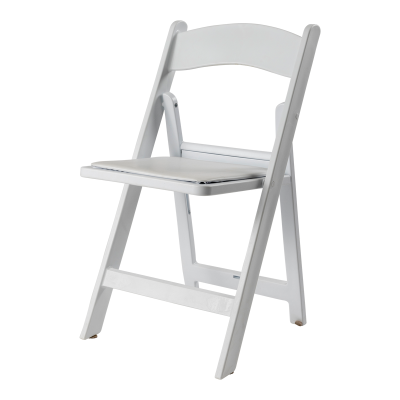 White Garden Chair w/ Pad
