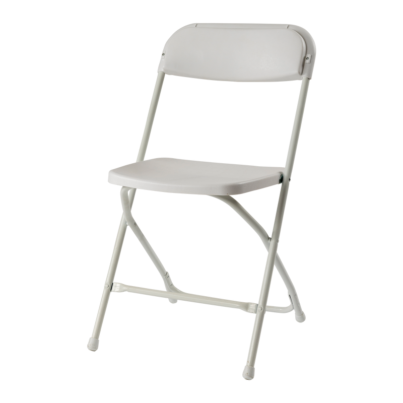 White Plastic Folding Chair