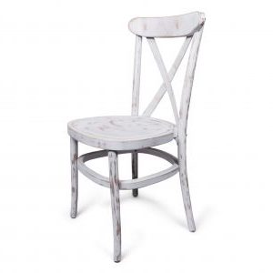 White Wash Crossback Chair