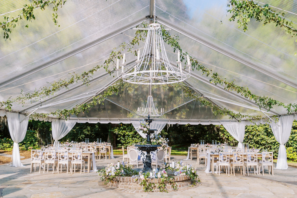 Clear Frame Tent with Gable Ends