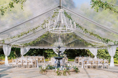 Clear Frame Tent with Gable Ends