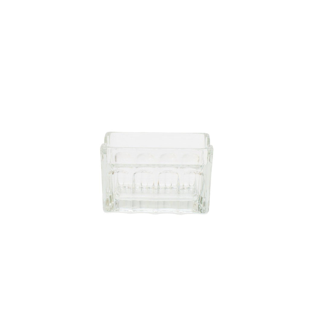 Clear Glass Sugar Caddy