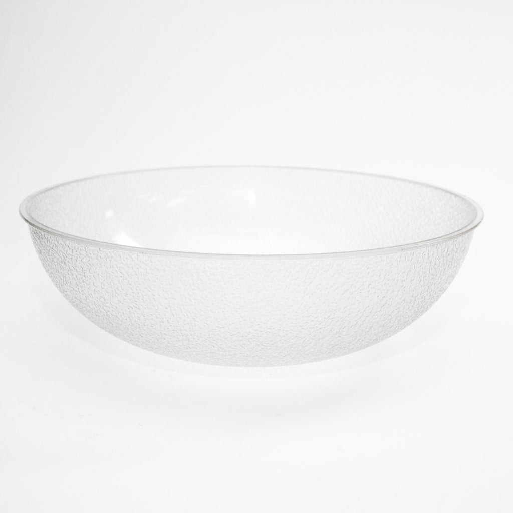 Clear Plastic Pebble Bowl 24"