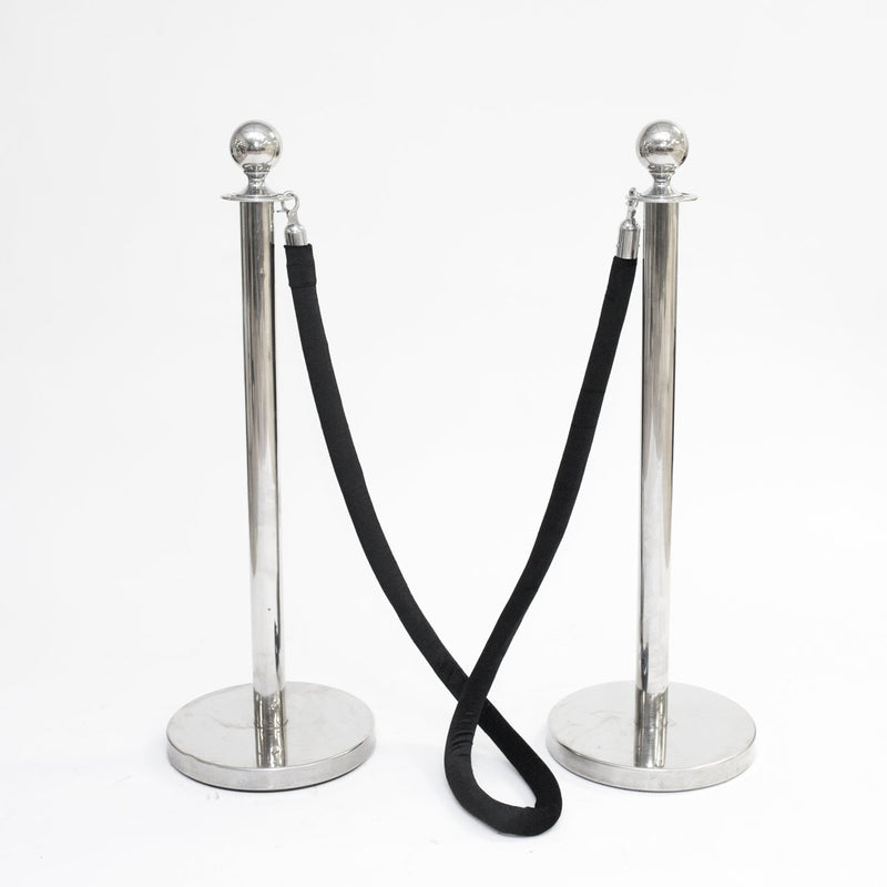 Black Velvet Stanchion Rope