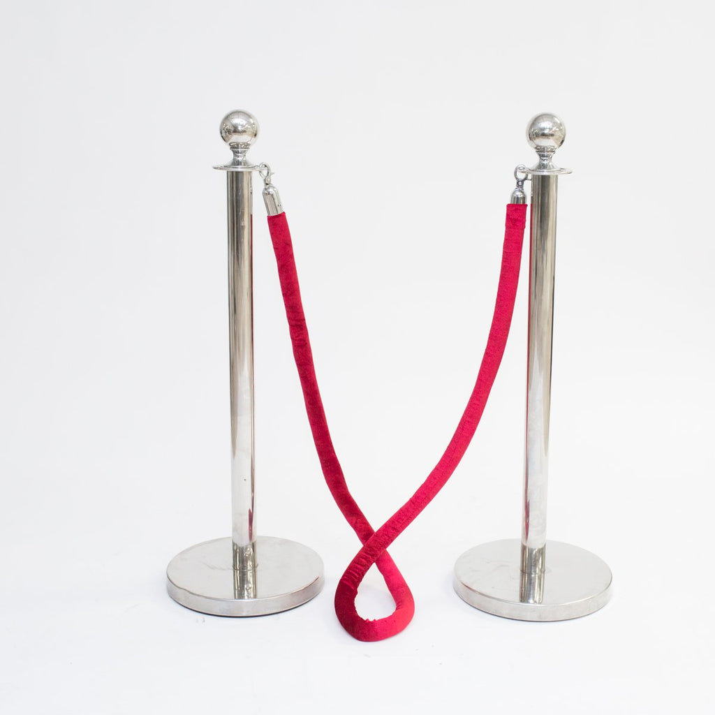 Red Velvet Stanchion Rope