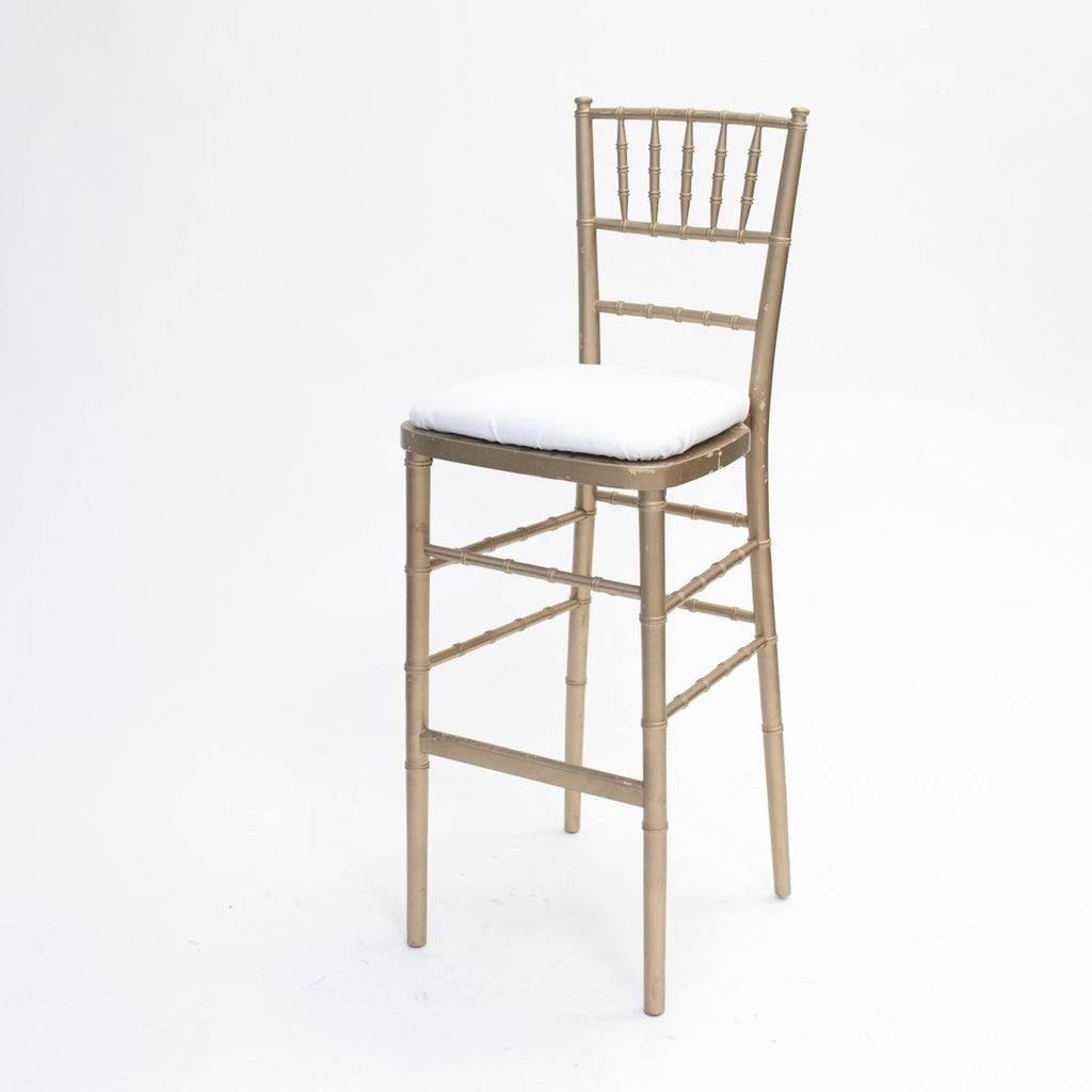 Chiavari Bar Stool: Gold