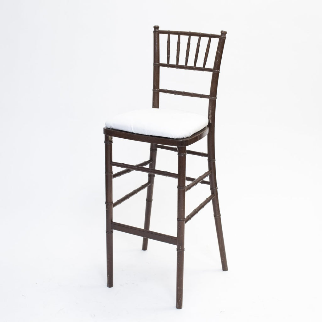 Chiavari Bar Stool: Mahogany