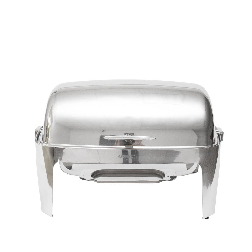 Chafing Dish: Roll Top Rectangle 8 Quarts