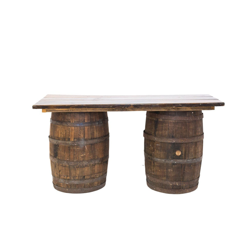 6 ft. Whiskey Barrel Table